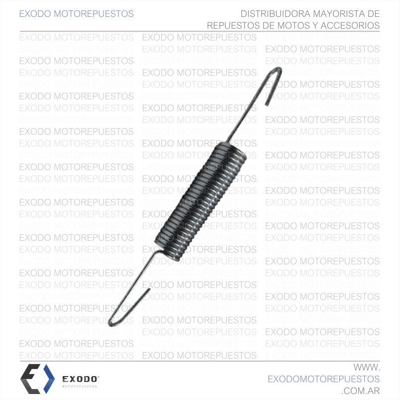 RESORTE PIE FRENO WAVE / G100 **