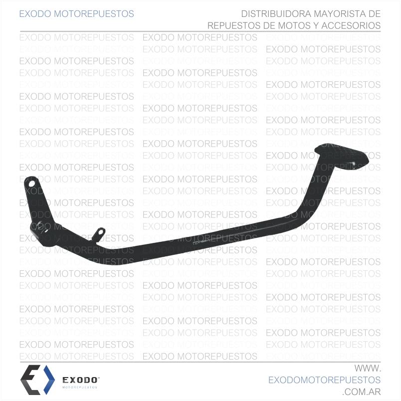 PEDAL DE FRENO GUERRERO TRIP110 "Negro" **