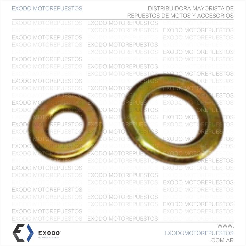 ARANDELA BISELADA 7 mm GALVANIZADA **