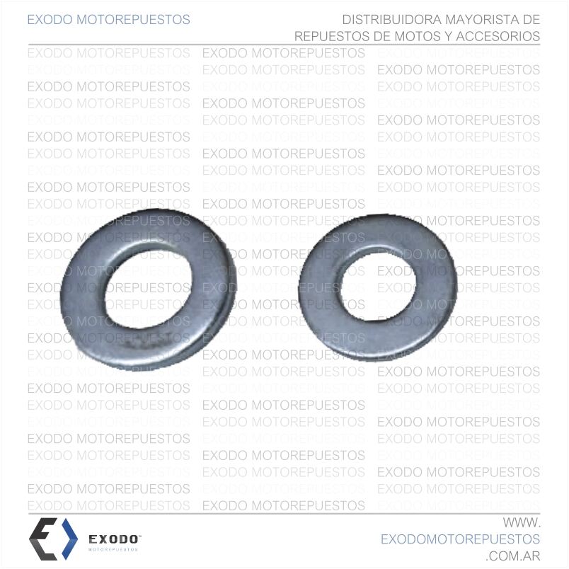 ARANDELA PLANA 12 mm **