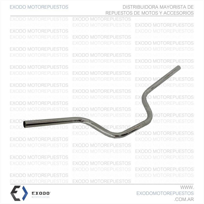 MANUBRIO SUZUKI AX100 "CROMADO" **