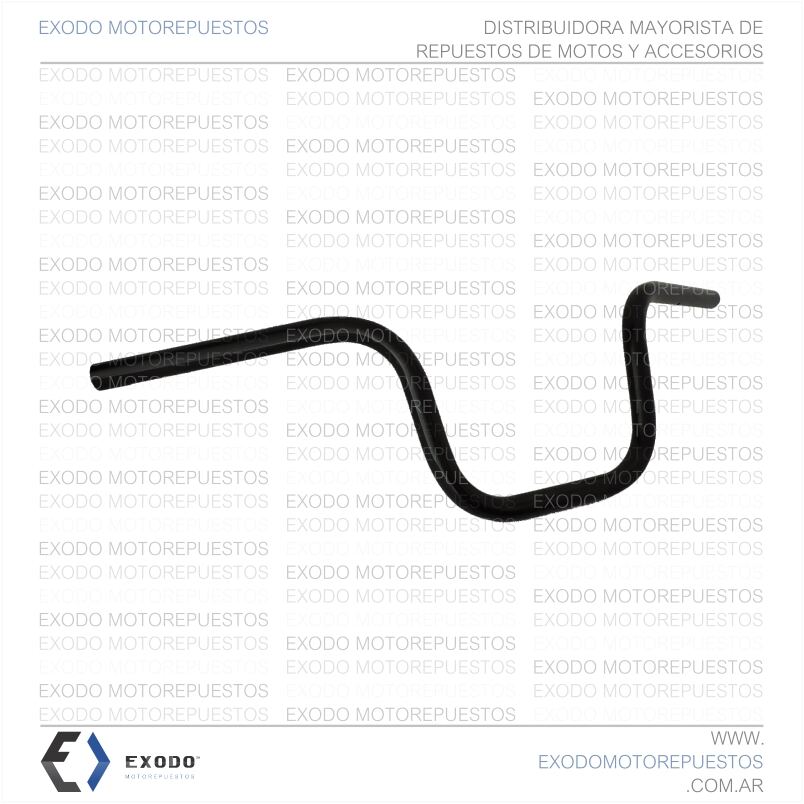Imagen de MANUBRIO HONDA CG150 - SII (Negro micro texturado) **