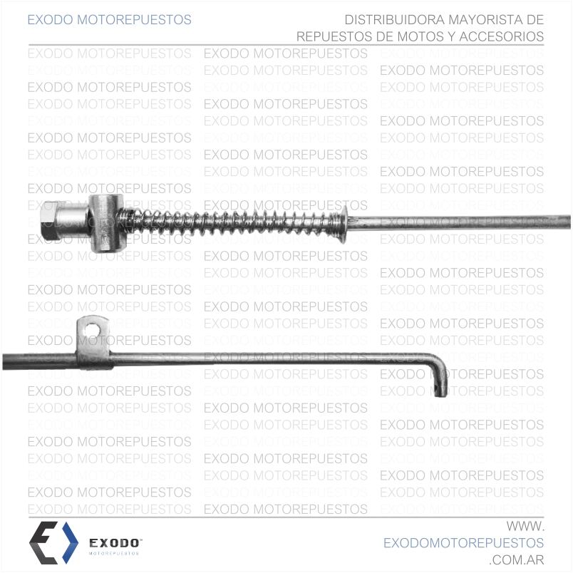 VARILLA FRENO DL110 (con gancho) **