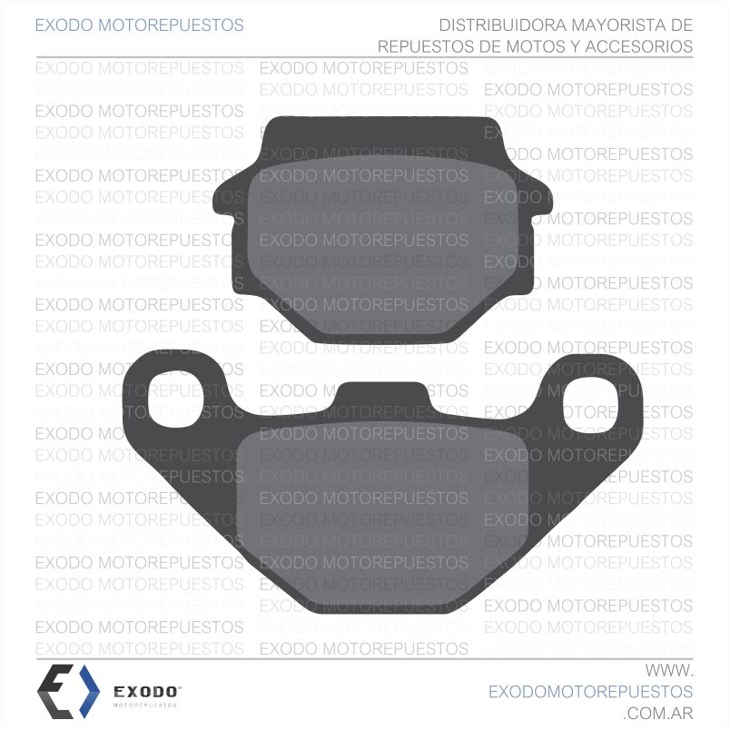 PAST. FRENO SKUA250 T./GN125 D./ZXR250 T./KMX125 T./KLR250 T (FA67)