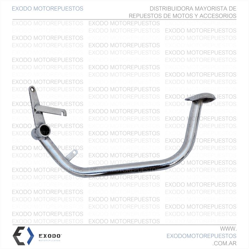 PEDAL DE FRENO HONDA CG 150 / MOTOMEL SII "Cromado" **