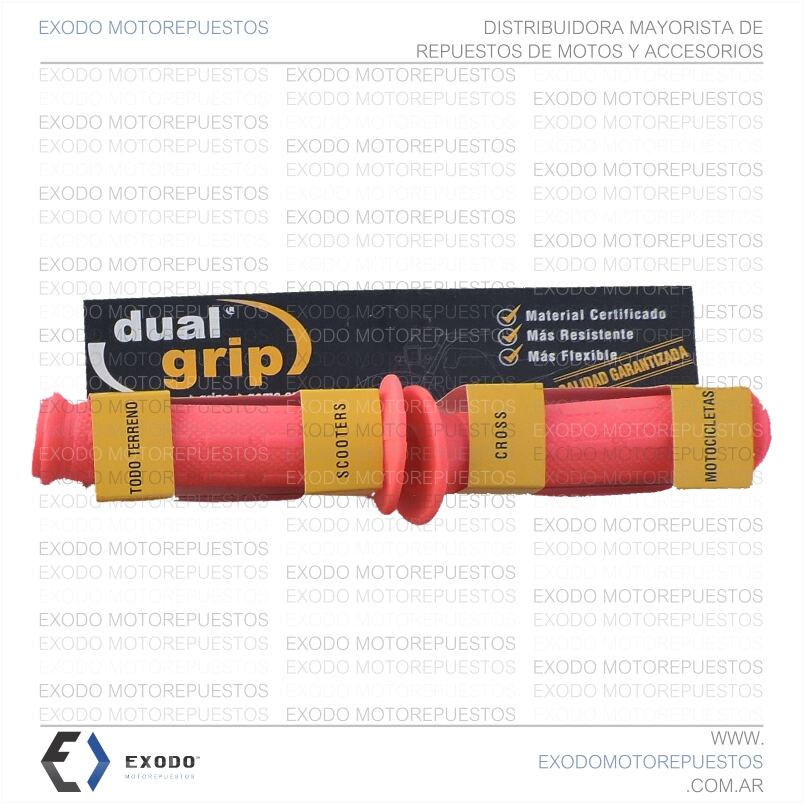 PUÑO CORTO DUAL GRIP FUCSIA (125mm) **