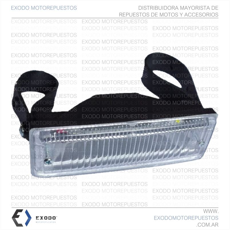 FARO LED RECTANGULAR CON SOPORTE A BARRALES (41x125 mm) **