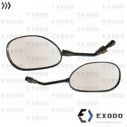 ESPEJO OVALADO WAVE NF / YBR 125 (10mm rosca izq. y der.)