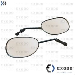 ESPEJO OVALADO NEGRO NEW WAVE 110 S (10mm rosca izq. / izq.)
