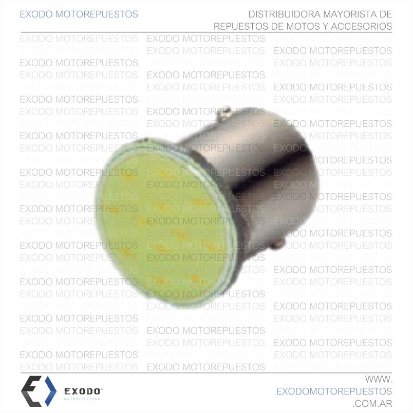 LED COB T10 2 POLOS PATA DESPAREJA (Blanco) *