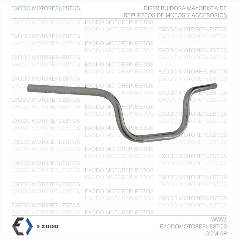 MANUBRIO YAMAHA YBR125 "CROMADO" **