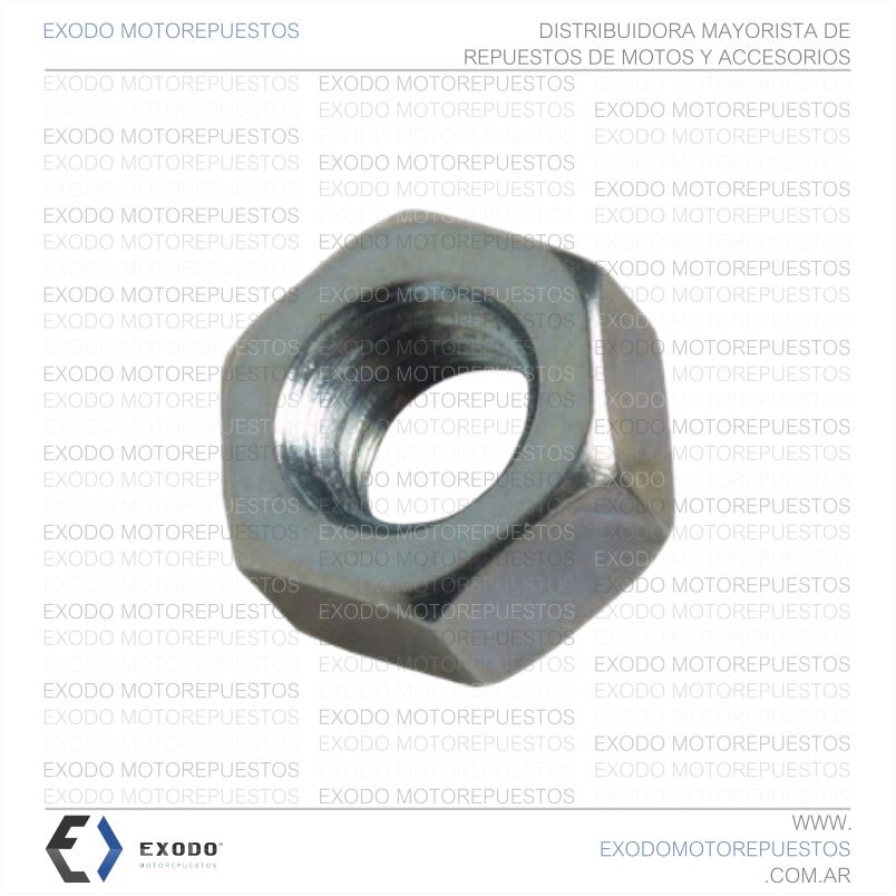 TUERCA COMUN 6mm x 1.00 **