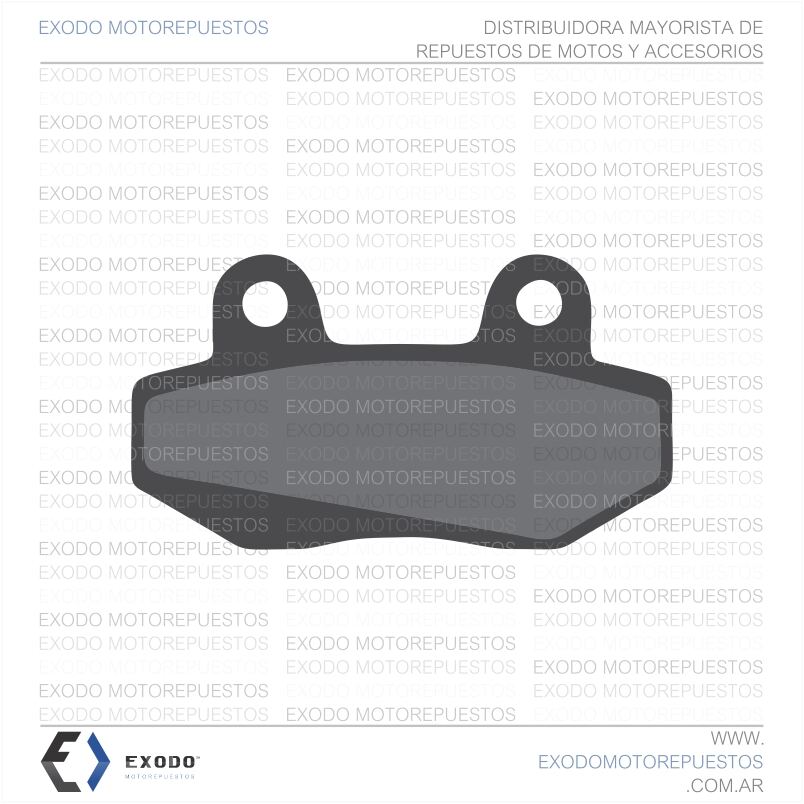 PASTILLA DE FRENO 110cc / HONDA REVEL 125 Del.