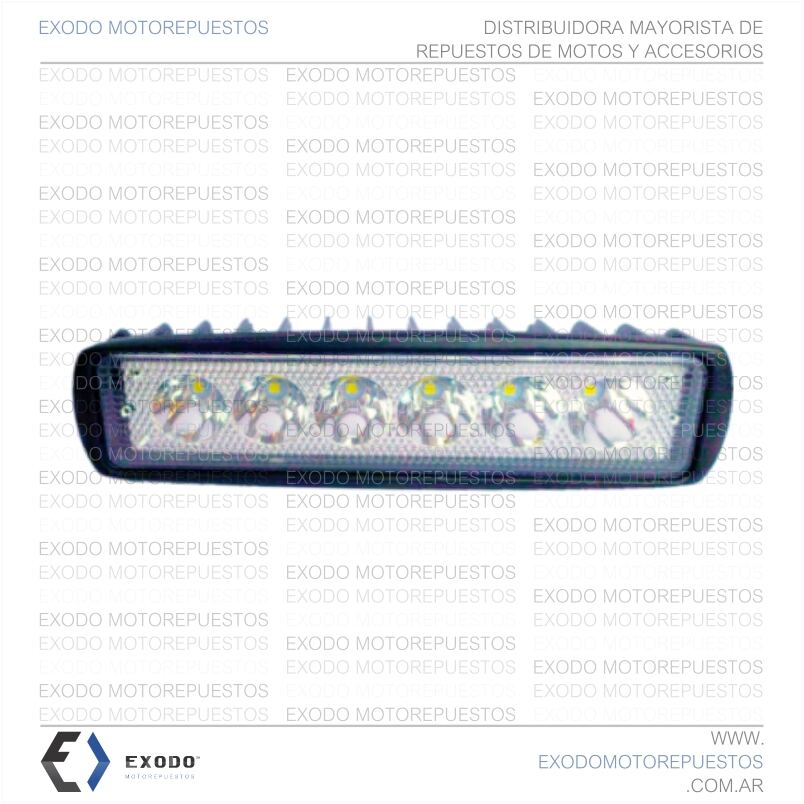 FARO LED SLIM RECTANGULAR 6 LEDS 12V 18W **