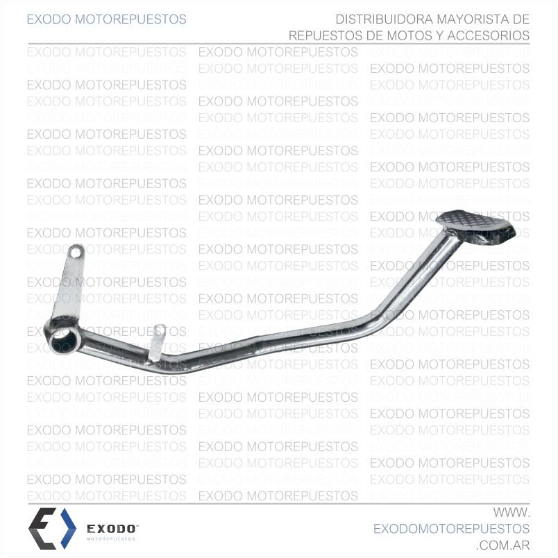 PEDAL DE FRENO ZANELLA ZB110 "Cromado" **