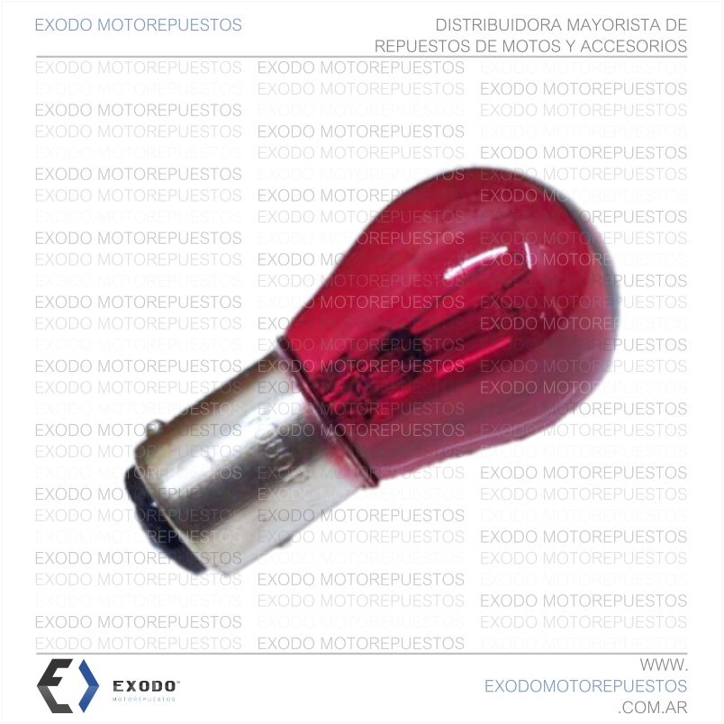LAMPARA 12V 21/5W Pata despareja "Roja" (Trasera) *