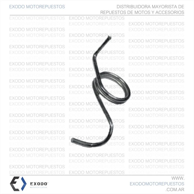RESORTE PIE FRENO AX100 **