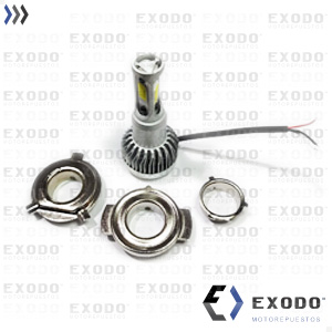 LED PARA MOTO CON ADAPT. P/110 -BOSCH- H4 12 volt