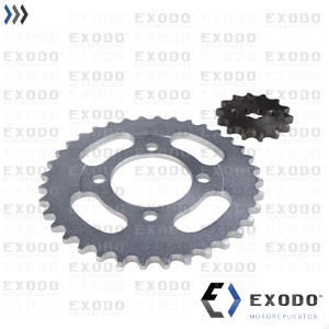 KIT CORONA Y PIÑON GILERA SMASH 36T/14T