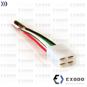 FICHA 4 VIAS Macho (Llave de contacto)