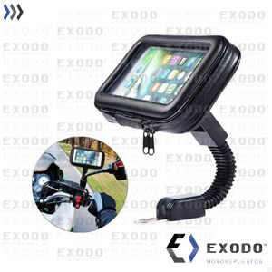 PORTA CELULAR con soporte rígido al ESPEJO **