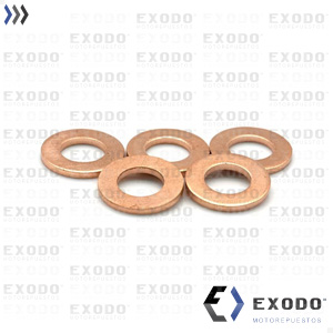 ARANDELA COBRE 6 mm **