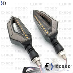 FAROS GIRO LED c/ luz de posicion ambar (par) *
