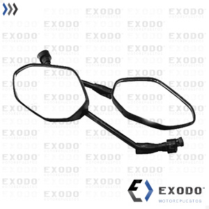 ESPEJO ZANELLA RX 150 / VC 150 / ZR 200 (10 mm der. / der.) *