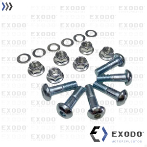 KIT TORNILLO CORONA HONDA XR125-150  (6 u.) *