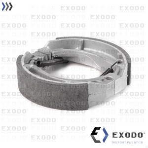 ZAPATA DE FRENO 110 RESORTE CRUZADO (importada)