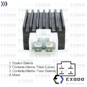 REGULADOR DE VOLTAJE BIZ / C100 / TITAN 125