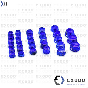 CUBRE TORNILLOS "AZUL" (30 Piezas)