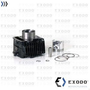 Imagen de KIT CILINDRO-PISTON Y AROS GILERA FUTURA 110 52.4mm c/juntas