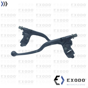 JUEGO MANIJA Freno y Embrague YAMAHA YBR125 c/soportes *