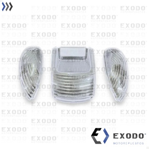 ACRILICOS FAROL TRASERO SMASH Giros cristal (3 Piezas) *