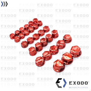 CUBRE TORNILLOS "ROJO" (30 Piezas)
