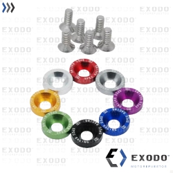 ARANDELA ANODIZADA c/Tornillos (Negras)