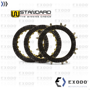 Imagen de DISCO EMBRAGUE GILERA SMASH 110 M/V  / C-90 (x3)