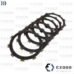 DISCO EMBRAGUE HONDA CBX / TORNADO 250 (x6) *