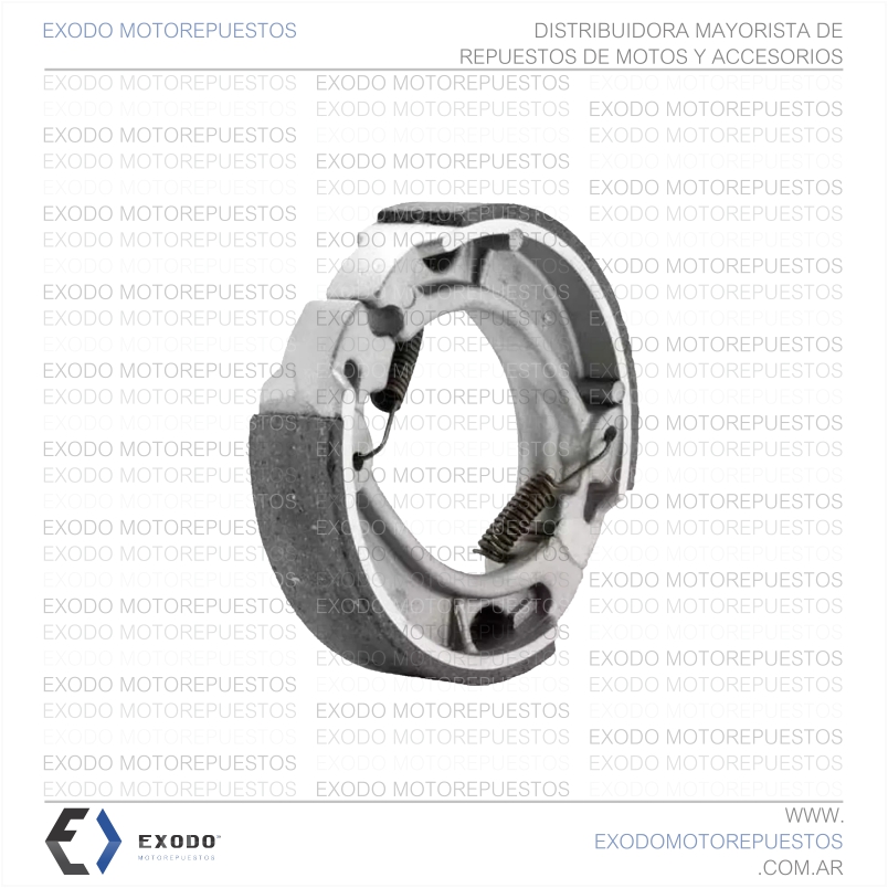 ZAPATA DE FRENO 110 RESORTE CRUZADO **