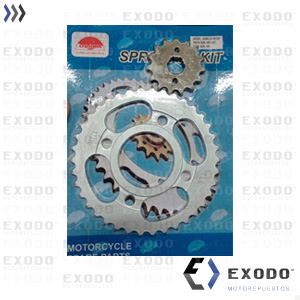KIT CORONA Y PIÑON ZANELLA RX150 38T/15T