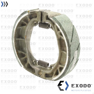 Imagen de ZAPATA FRENO HONDA C-90 M/V / DAX 70 / MB100 (Resorte recto)