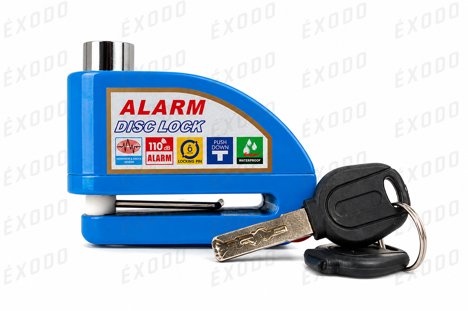 TRABA DISCO c/ ALARMA "Azul" **