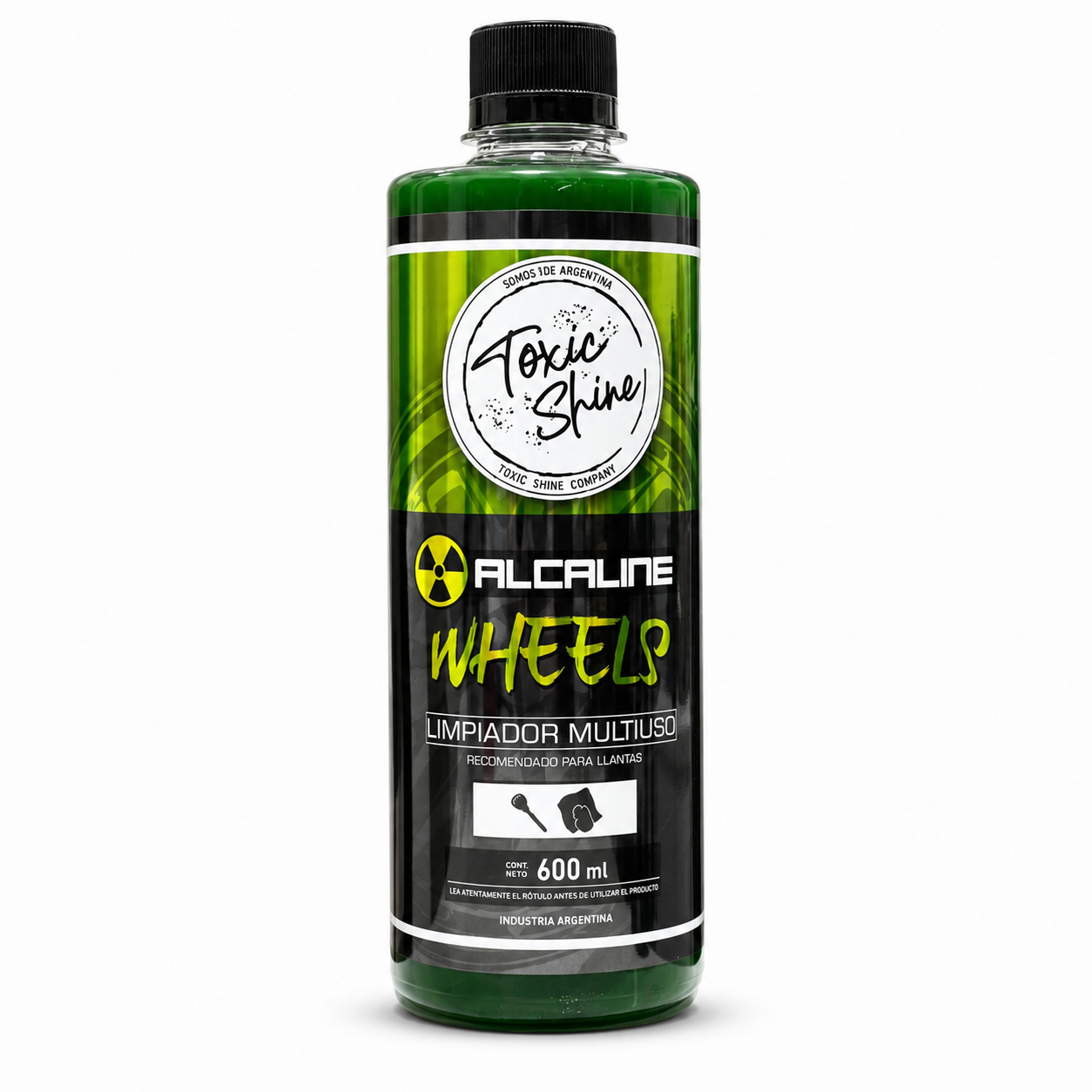 LIMPIADORES ALCALINE WHELLS 600 ml + Gatillo (Toxic Shine) **
