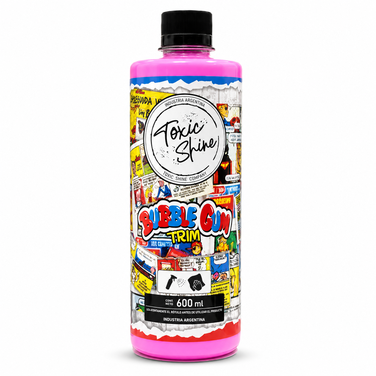 ACONDICIONADOR DE INTERIOR BUBBLE GUM 600 ml + Gatillo (Toxic Shine) **