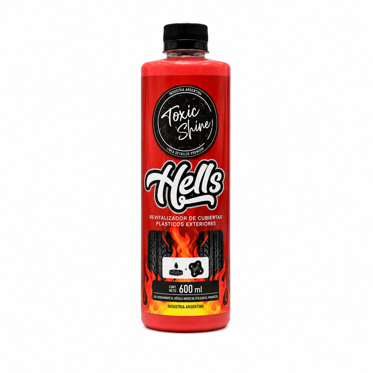 Imagen de ACONDICIONADOR DE EXTERIOR HELLS 600 ml (Toxic Shine) **