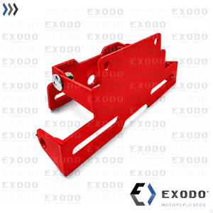 Imagen de PORTA PATENTE Plastico REBATIBLE Rojo