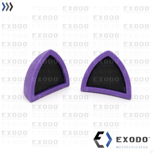 Imagen de OREJA DE GATO (P/ casco) Violeta y Negro **