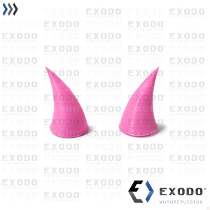 Imagen de CUERNITOS (P/ casco) Rosa **