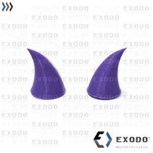 Imagen de CUERNITOS (P/ casco) Violeta **